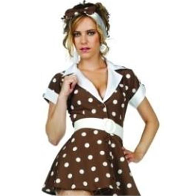 50s Rock Dress Costume - Size Adult Large 8-10