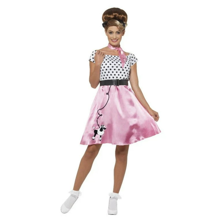 50s Rock 'n' Roll Costume Pink Adult 50s Rock 'n' Roll Costume Pink Adult