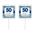 thumbnail image 1 of 50th Anniversary Cupcake Picks 24 Pack, 1 of 8