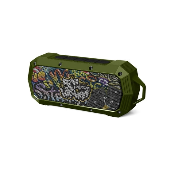 50th Anniversary of Hip Hop Portable Bluetooth Wireless Shower Speaker 10W Peak Power Boombox w HD Sound; IPX5 Waterproof; 4H Playtime; 800mAh Battery, BT 5.1