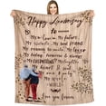 thumbnail image 1 of 50th Birthday Blanket Gifts for Women 60”X50”, Unique Happy 50th Birthday Throw Blanket, 50 Years Old Birthday Gifts Ideas for Mom, Wife, Sister, Friends, (50th Birthday), 1 of 5