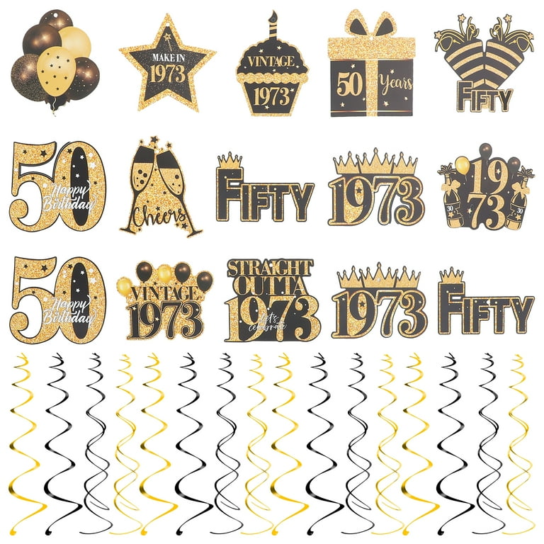 50th Birthday Decoration Spiral Pendant Party House Decorations for Home Foil Hanging Swirls Aged Pvc Paper - Walmart.com 50th-birthday-decoration-spiral-pendant-party-house-decorations-for-home-foil-hanging-swirls-aged-pvc-paper-walmart-com
