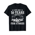 thumbnail image 1 of 50th Birthday Fisherman T Shirt Funny Bass Fishing Gift Idea T-Shirt, 1 of 5