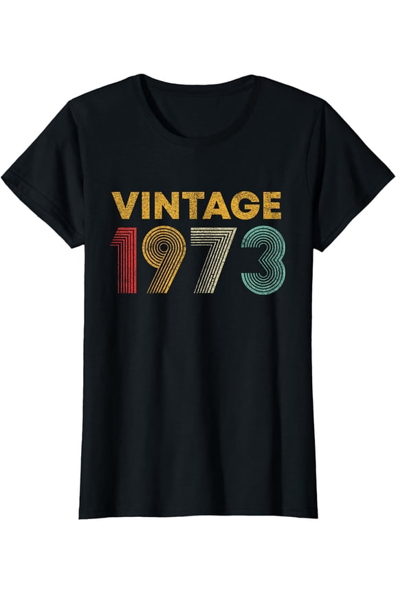 50th Birthday Gift Vintage 1973 50 Years Old T-Shirt