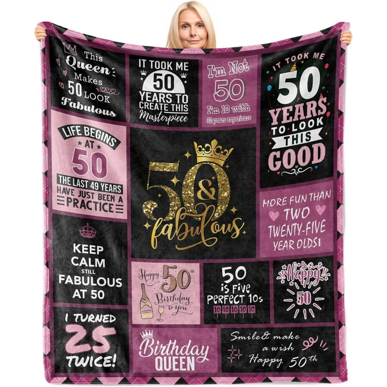 50th Birthday Gifts for Her 50 Year Old Gifts for Women 50th