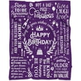 thumbnail image 1 of 50th Birthday Gifts for Men, 50th Birthday Gift Ideas, Milestone 50th Birthday Decorations, Funny 50 Years Old Gift for Husband Him Dad Bonus Dad Grandpa, 50th Birthday Throw Blanket 60x50in, 1 of 5