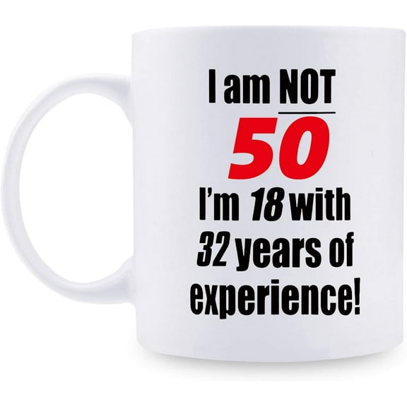 50th Birthday Gifts for Women - 1969 Birthday Gifts for Women, 50 Years Old Birthday Gifts Coffee Mug for Mom, Wife, Friend, Sister, Her, Colleague, Coworker - 11oz