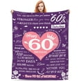 thumbnail image 1 of 50th Birthday Gifts for Women, 50 Year Old Gifts for Women, 50 Birthday Gifts for Women, 50th Birthday Gift Ideas, 50th Birthday Gifts, Throw Blanket 60"x50", 1 of 5