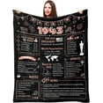 thumbnail image 1 of 50th Birthday Gifts for Women - 50"x60" Throw Blanket 50th Birthday Decorations for Girl, 50th Birthday Gift Ideas, Back in 1973 Throw Blanket Grandma/Mom Birthday Gifts (Back in 1973), 1 of 5