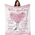 thumbnail image 1 of 50th Birthday Gifts for Women Blanket 60"X50", 50th Birthday Gifts, 50th Birthday Gift Ideas, 1974 Birthday Gifts, 50 Year Old Gifts for Women, 50th Birthday Gifts for Her,50th Birthday Blanket, 1 of 5