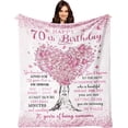 thumbnail image 1 of 50th Birthday Gifts for Women Blanket 60"X50", 50th Birthday Gifts, 50th Birthday Gift Ideas, 1974 Birthday Gifts, 50 Year Old Gifts for Women, 50th Birthday Gifts for Her,50th Birthday Blanket, 1 of 5