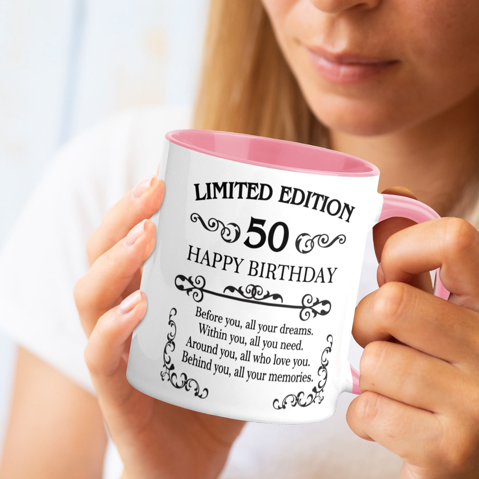 50th Birthday Gifts for Women Men - 11 oz Coffee Mug - 50 Year Old ...