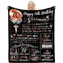 50th Birthday Gifts for Women Men 1973 50th Birthday Blanket Happy 50th Birthday Gifts Decorations 50th Birthday Gift Ideas Cool 50 Year Old Gifts for Women Friends Wife Husband Sister Turning 50