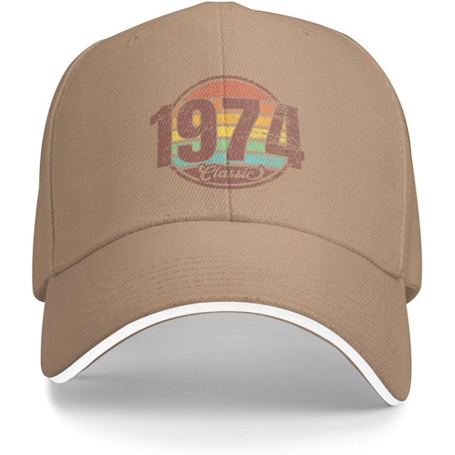 50th Birthday Gifts for Him Her Vintage 1974 Hat 50 Year Old Gifts for
