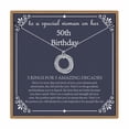 thumbnail image 1 of Turandoss Birthday Gifts for Women, Sterling Silver Chain Pendant Necklace, 40th 50th 60th 70th 80th 90th Birthday Gifts for Her Mom Wife, 1 of 8