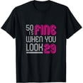 thumbnail image 1 of 50th Birthday Gifts for her Women Age 50 Year Old Mom 1972 T-Shirt, 1 of 3