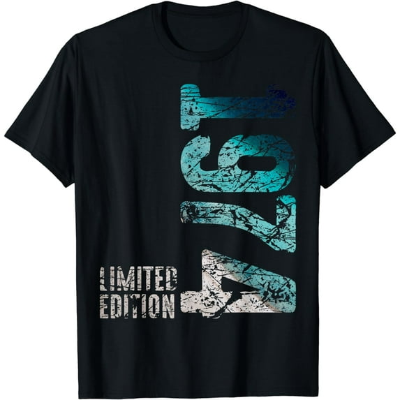 50th Birthday Man Woman 50 Years 1974 Decorative Funny Gift T-Shirt