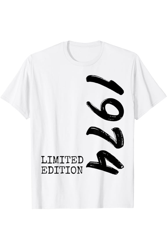 50th Birthday Man Woman 50 Years 1974 Decorative Funny Gift T-Shirt