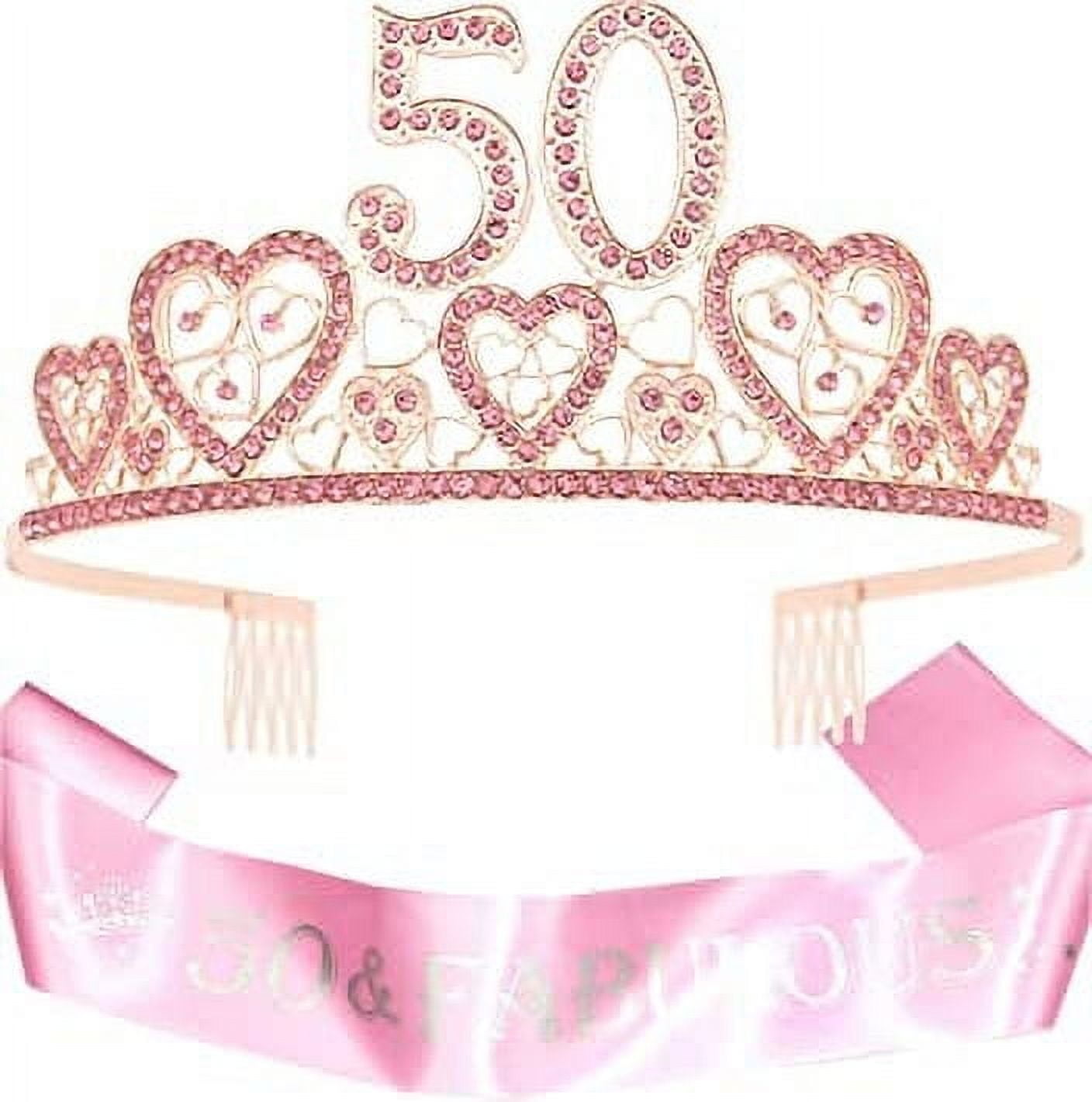 Rose Gold Geburtstagsschärpe Mit Glitzer – 'Birthday Girl' Für Frauen & Mädchen
