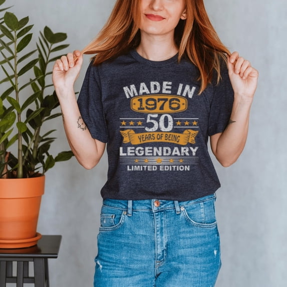 50th Birthday Shirt, 50th Birthday, 1976 Shirt, 50th Birthday For Women, 50th Birthday Men Tees, For 50th, Vintage 1976 Shirt, F4254 All Size S-5Xl