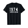 thumbnail image 1 of 50th Birthday Shirt Vintage 1974 Limited Edition Men T-Shirt, 1 of 5