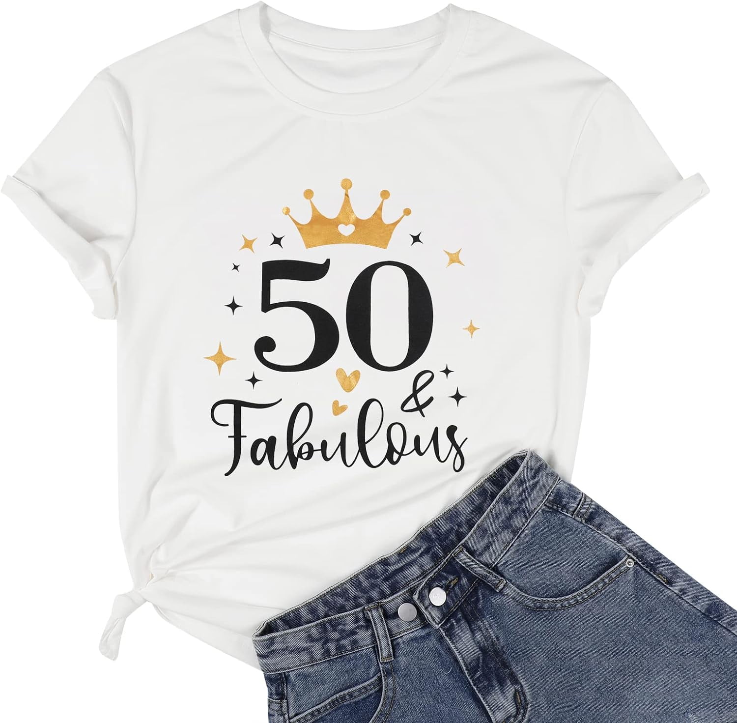 50th Birthday Shirts Women 50th Fabulous Tshirt Birthday Shirt 50th