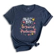 thumbnail image 1 of 50th Birthday T-Shirt, 1974 T-Shirt, 50th Birthday Gift, Floral Birthday Shirt, Aunt Birthday Gift, Mothers Day Gift, 1 of 1