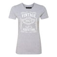 thumbnail image 1 of 50th Birthday VINTAGE 1973 Women's T-shirt, M, H. Grey, 1 of 2