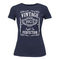 thumbnail image 1 of 50th Birthday VINTAGE 1973 Women's T-shirt, S, Navy, 1 of 3