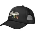 thumbnail image 1 of 50th Birthday Vintage 1974 Hat Mesh Trucker Hat Funny Baseball Cap Men Women, 1 of 6