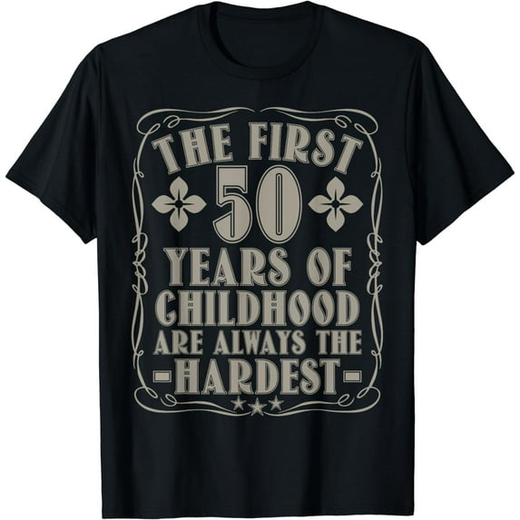 50th Birthday Vintage Bday 50 Year Old Man Funny 50 Birthday T-Shirt
