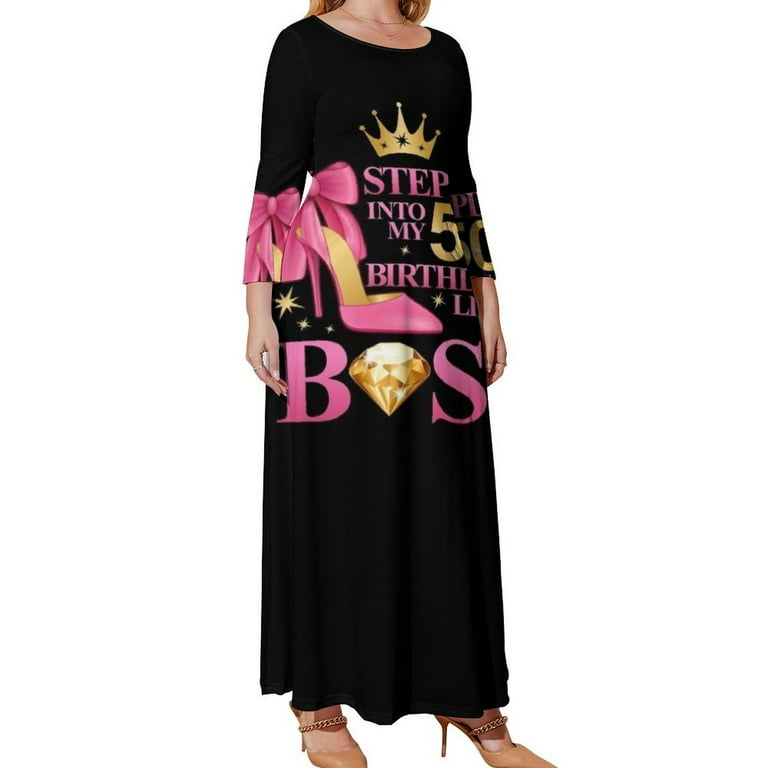 50th Birthday Stepping into my 50th Birthday lady's Long