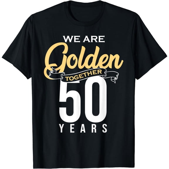 50th Wedding Anniversary Art For Men Women 50th Anniversary T-Shirt