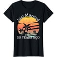 thumbnail image 1 of 50th Wedding Anniversary Cruise Just Married 50 Years T-Shirt, 1 of 3