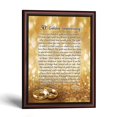 thumbnail image 1 of 50th Anniversary Wall Art, Golden Wedding Keepsake Framed Print, 1 of 8