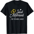 thumbnail image 1 of 50th Wedding Anniversary Just Married 50 Years Ago Shirt T-Shirt, 1 of 3
