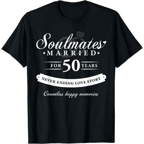 50th Wedding Anniversary Shirt for Couples Parents Matching T-Shirt
