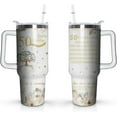thumbnail image 1 of 50th Wedding Gifts Anniversary Cups, Golden Wedding 50th Anniversary Cups, 50th Anniversary Cup For Couple Parents Friends, 40 Oz Stainless Steel Tumbler with Handle and Straw (1 PC), 1 of 5