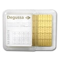 thumbnail image 1 of 50x 1 gram Gold CombiBar™ - Degussa (In Assay), 1 of 3