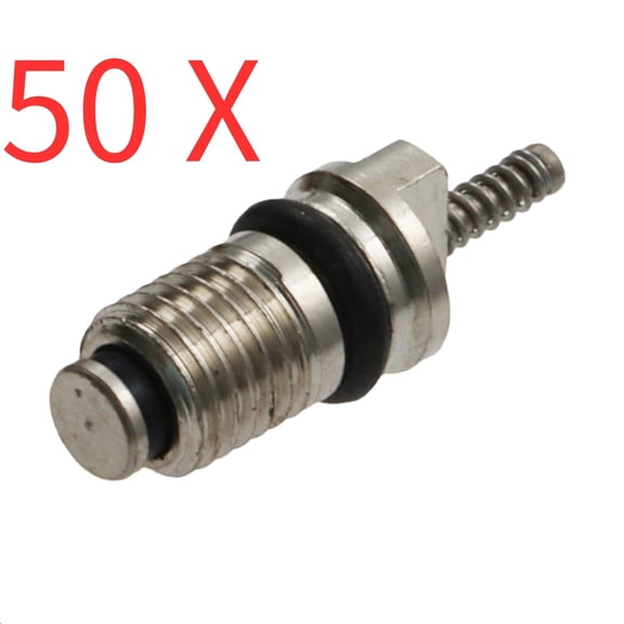 50x Air Conditioning Valve Core Metal for Ford Nissan GM Hyundai Honda