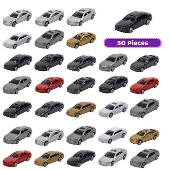 50x HO Scale Model Vehicle Car 1:87 Building