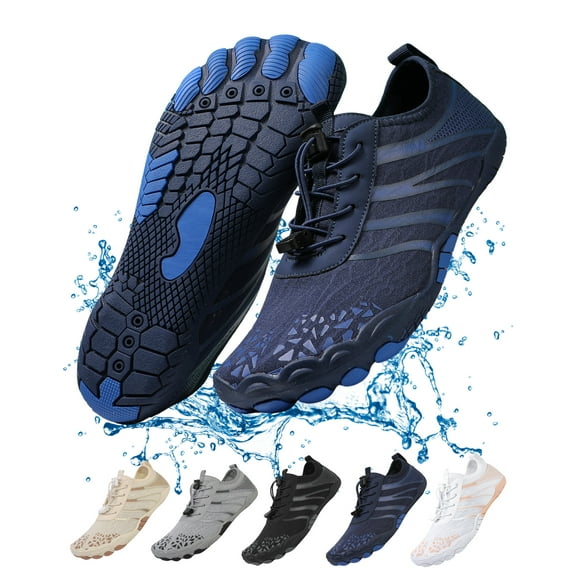 BERANMEY Women's Lightweight Sport Barefoot Shoes Non-slip Breathable Footwear Water Shoes for Womens & Mens Athletic Hike Wide Toe Box Shoes Outdoor Swim Beach
