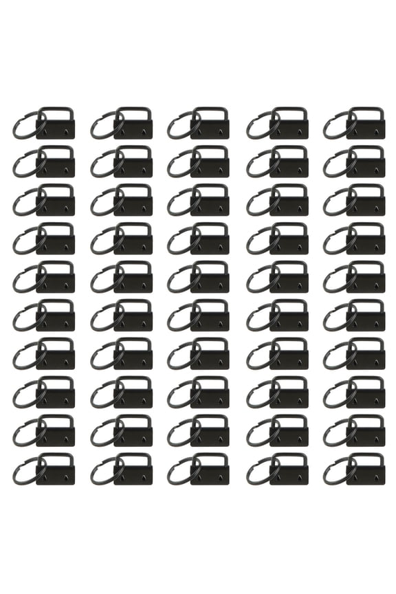 50x Keychain Hardware Set Hardware 25mm Keychain Split for Lanyard Chain Making Hardware Supplies