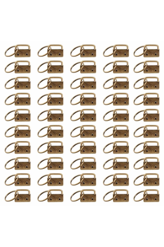 50x Keychain Hardware Set Key Hardware 25mm Keychain Split for Key Lanyard Key Chain Making Hardware Supplies