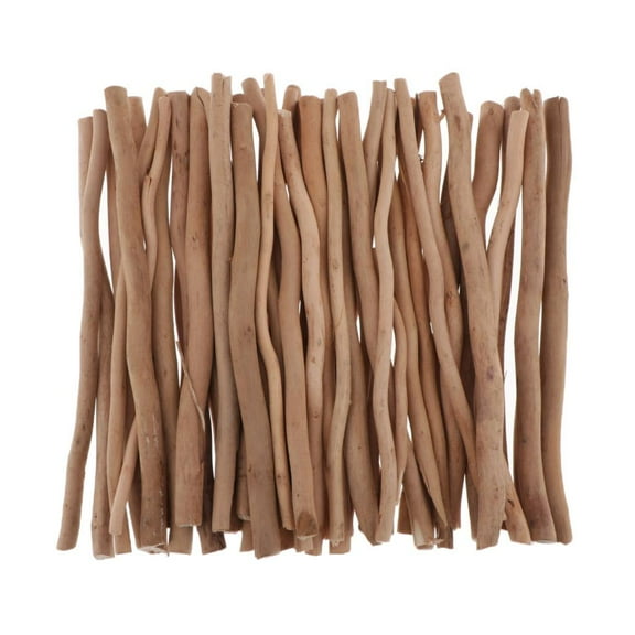 50x Natural Driftwood Branches, Natural Driftwood Pieces, Natural Drifts, Wood Log Sticks, Wood Logs for Arts, Crafts, Hobbies, Decoration 20cm