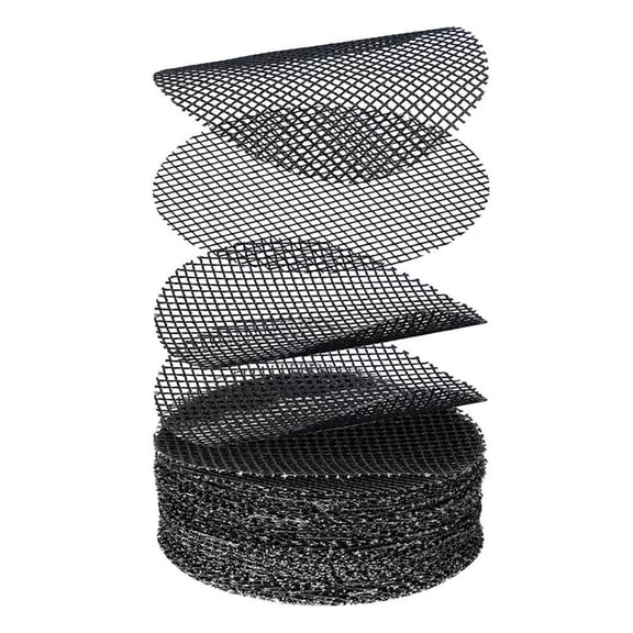 50x Pot Hole Mesh Pad, Bonsai Pot Bottom Grid Mat Mesh, Plant Drainage Screen X7K9
