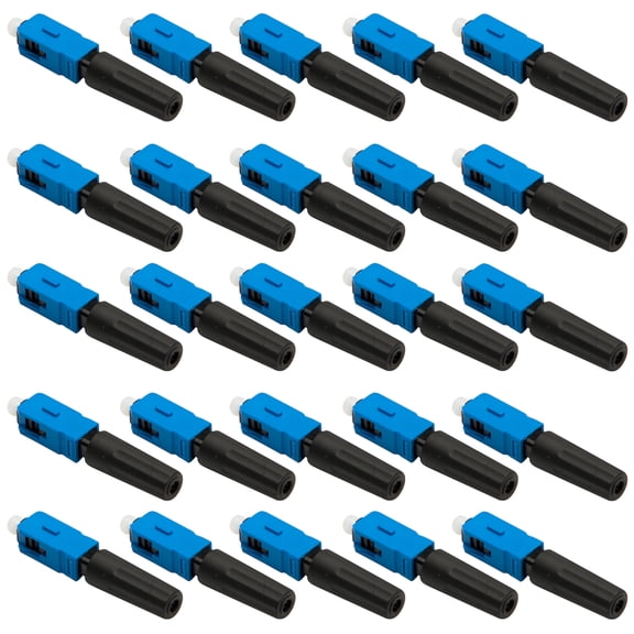 50x SC Fiber Connector Kit for High-Speed Data Transmission in Data Centers and Networks Connector Part