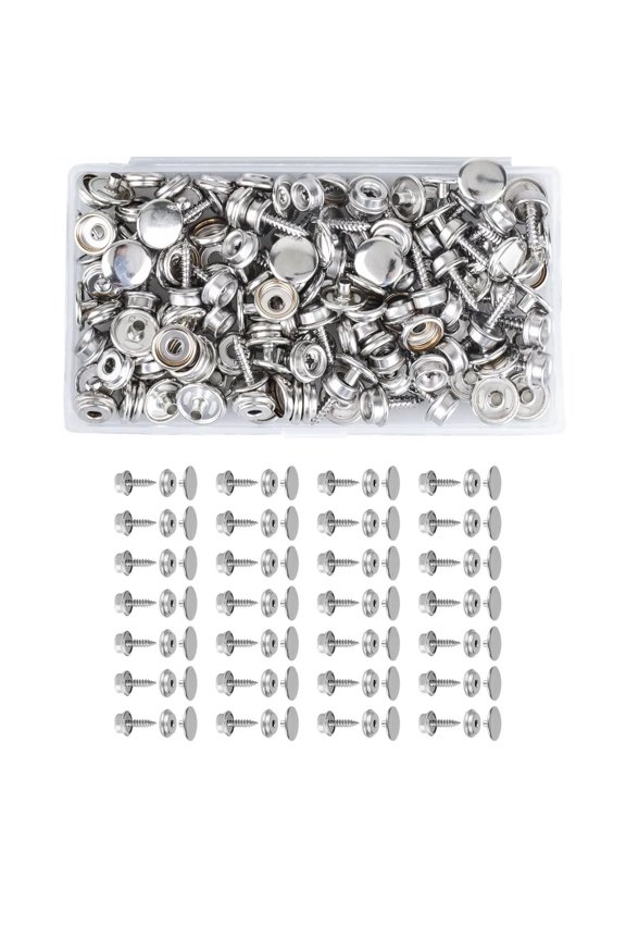 50x Screw Snap Button Set Secure Attachment for Boat Covers, Tarpaulin, Awnings, DIY Projects Storage Box APPLAYERR Spare Part