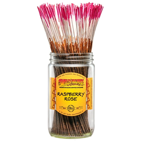 50x Wild Berry Incense Raspberry Rose Traditional Sticks