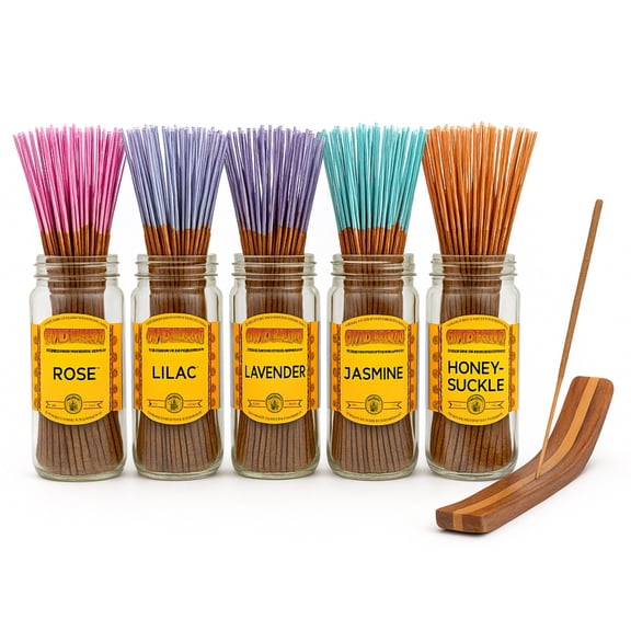 50x Wild Berry Traditional 11' Incense Stick - Romantic Florals - Variety Mix